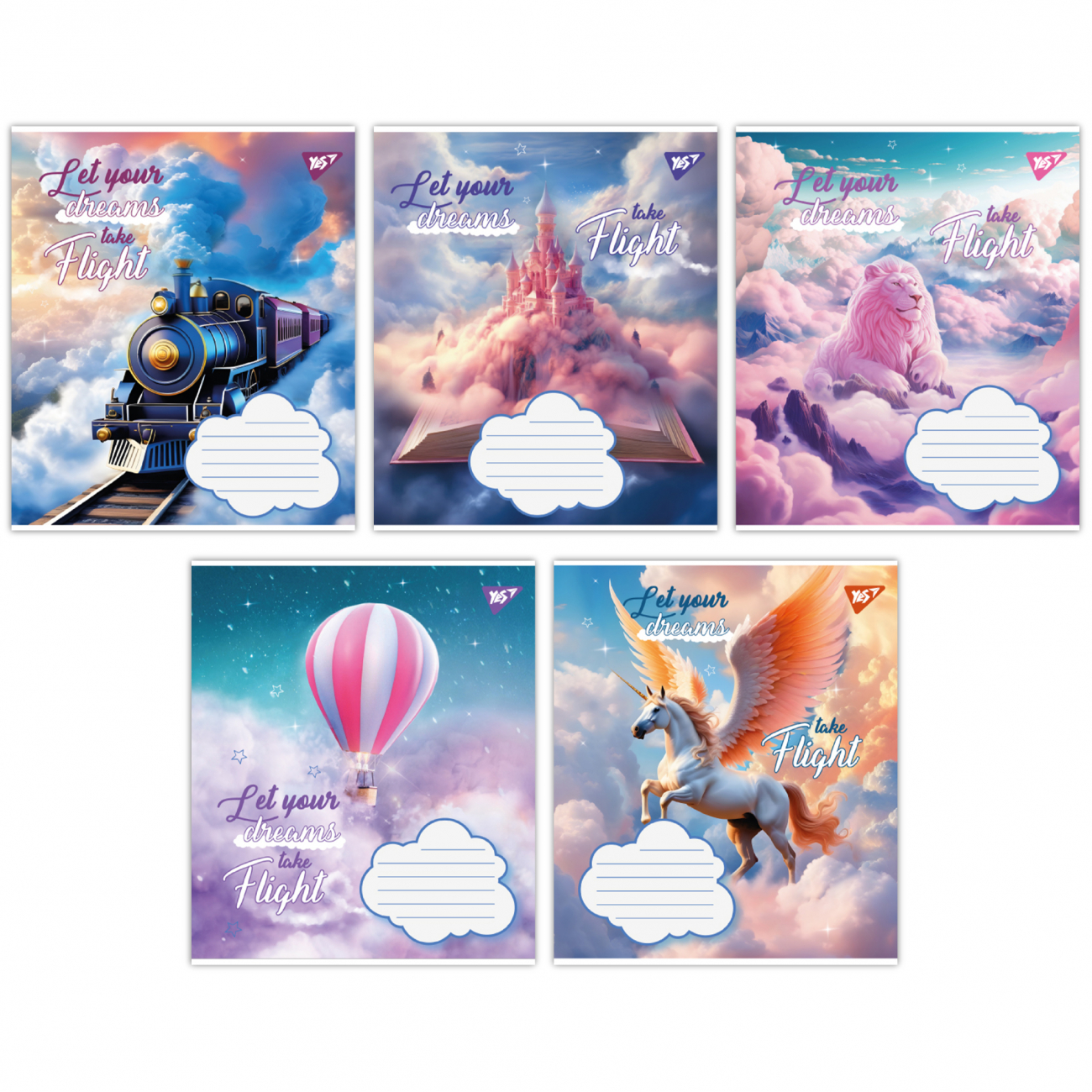 Зошит 18арк. лін. YES Let your dreams №766994(25)(400) — фото товару | Канцелярський Сад