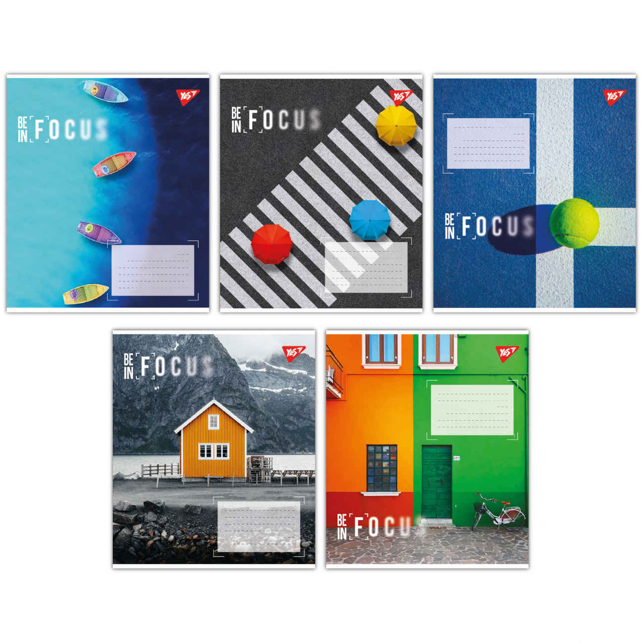 Зошит 60арк. кліт. YES Be in focus №767399(10)(160) — фото товару | Канцелярський Сад
