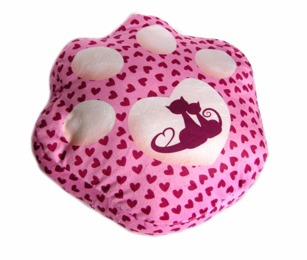 М'яка ігр. "Лапа" рожева з серцями №00066-69(5) — фото товару | Канцелярський Сад