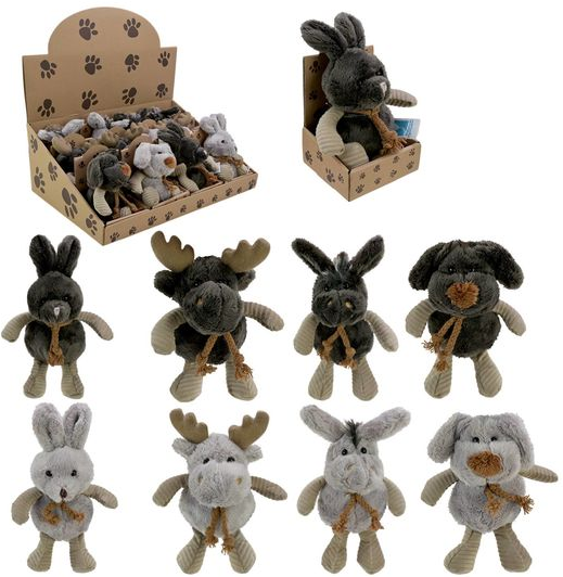 М'яка ігр. "Заєць/олень/віслючок/песик" 13см,в боксі,4 види №C6307(12)(144) КІ — фото товару | Канцелярський Сад