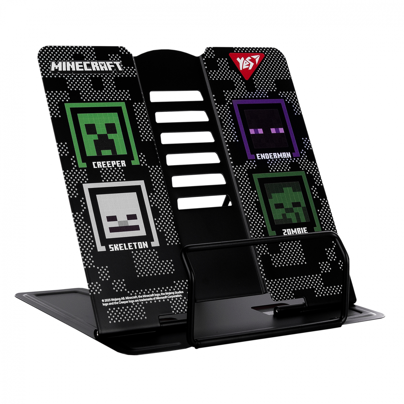 Підставка для книг "Yes" "Minecraft" №470521 метал.,чорна (24) — фото товару | Канцелярський Сад