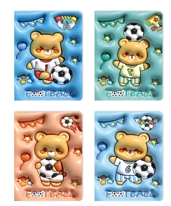 Блокнот А5 96арк. 3D "Футболіст" мікс №95561-11WB(12) — фото товару | Канцелярський Сад