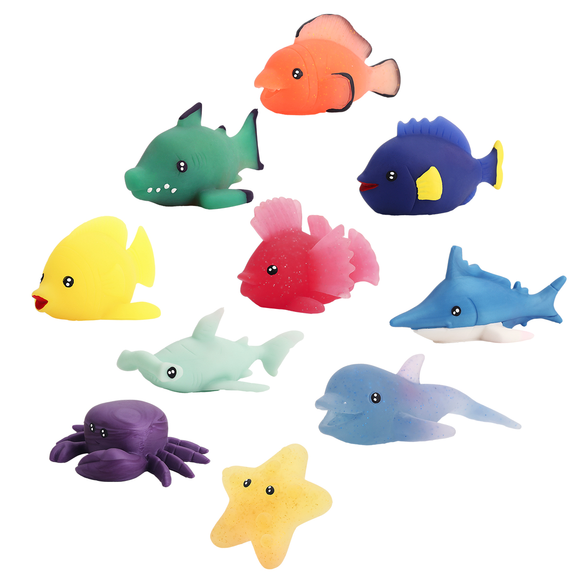 Стретч-іграшка "Тропічні друзі" №120/CN23/КіддіСвіт/(8)(48) — фото товару | Канцелярський Сад