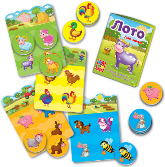 Гра розвиваюча "Лото. Ферма" №VT2100-08(18) — фото товару | Канцелярський Сад