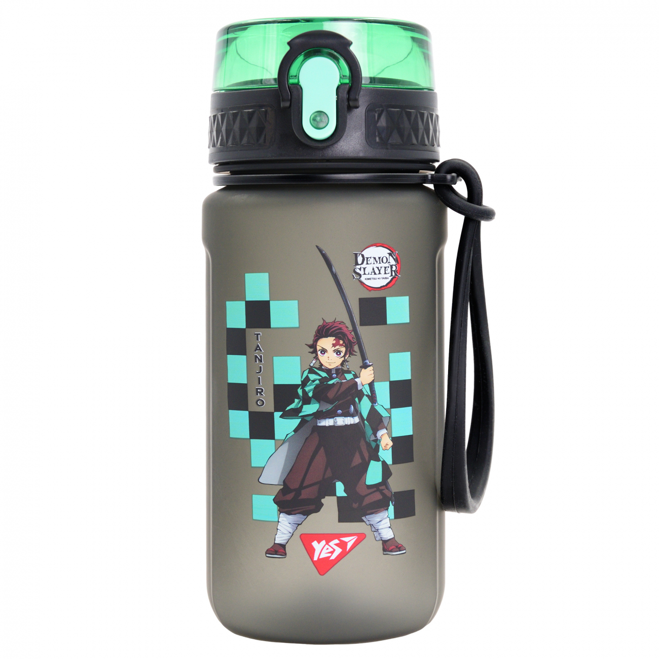 Пляшка для води пласт. "Yes" Demon Slayer 500мл софт тач №708271(10)(25) — фото товару | Канцелярський Сад