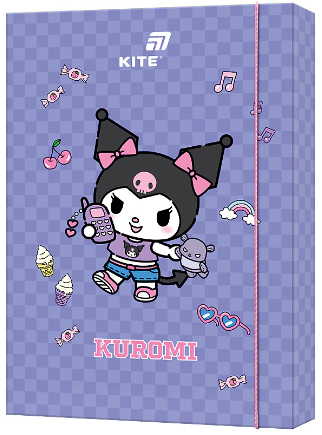 Папка для праці А4 "Kite" №HK25-213-2 Kuromi (5)(20) — фото товару | Канцелярський Сад