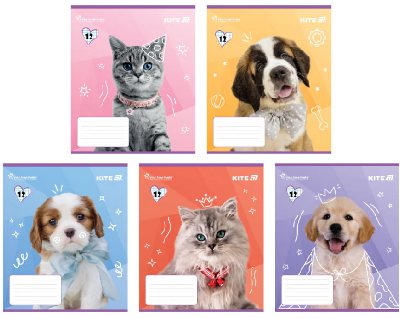 Зошит 12арк. кліт. "Kite" софт тач+УФ лак Rachael Hale №R25-232(25)(600) — фото товару | Канцелярський Сад