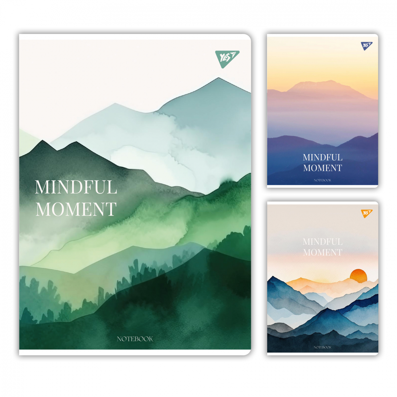 Зошит А4 96арк. кліт. "Mindful moment" №682007/Yes/(3)(33) — фото товару | Канцелярський Сад