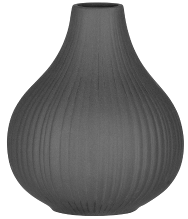 Ваза керам. "Ardesto Lucca" 11,5х13,5см сіра №AR38001B(1) — фото товару | Канцелярський Сад