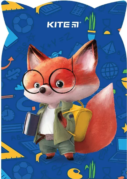 Блокнот А5 48арк. м'яка обкл. Hey Fox №K25-461-3/Kite/(40) — фото товару | Канцелярський Сад