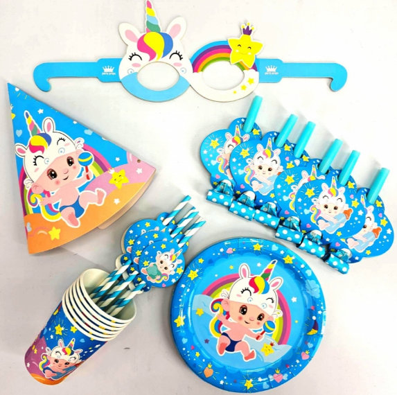 Набір для святкування на 36 предм. "Baby Boy" №314/871314(1)(50) — фото товару | Канцелярський Сад