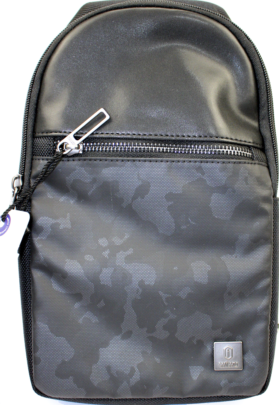 Сумка плечова "WIWU" Salem Crossbody Bag вологостійка black №1298/Breidon/ — фото товару | Канцелярський Сад