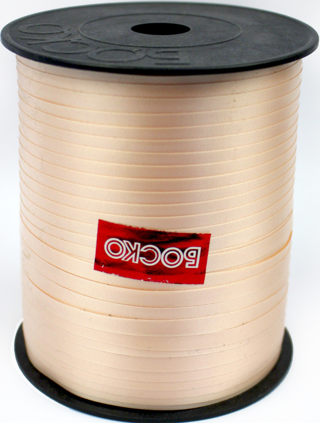 Стрічка фольгована для повітряних кульок та декору персик 225м — купити | Канцелярський Сад