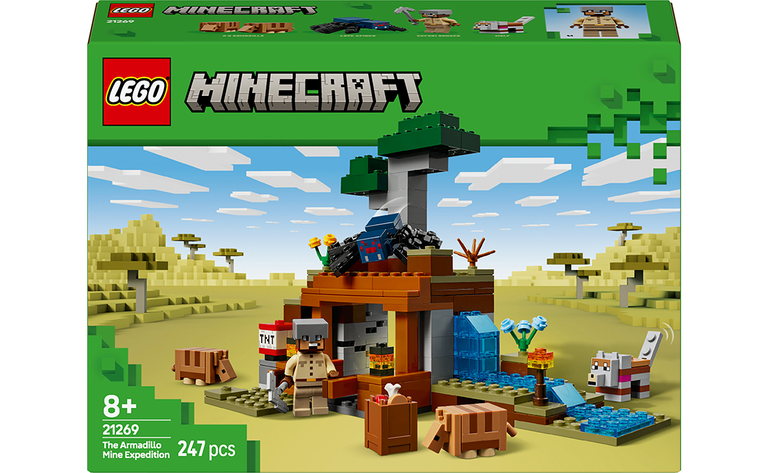 Конструктор "LEGO" Minecraft Шахтна експедиція «Броненосець» №21269(6) — фото товару | Канцелярський Сад