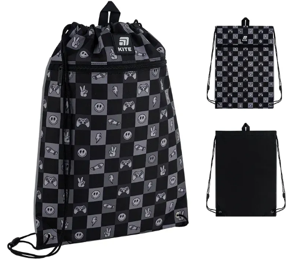 Сумка для взуття "Kite" 601M Game On 1від.,1карм. №K25-601M-4(10) — фото товару | Канцелярський Сад