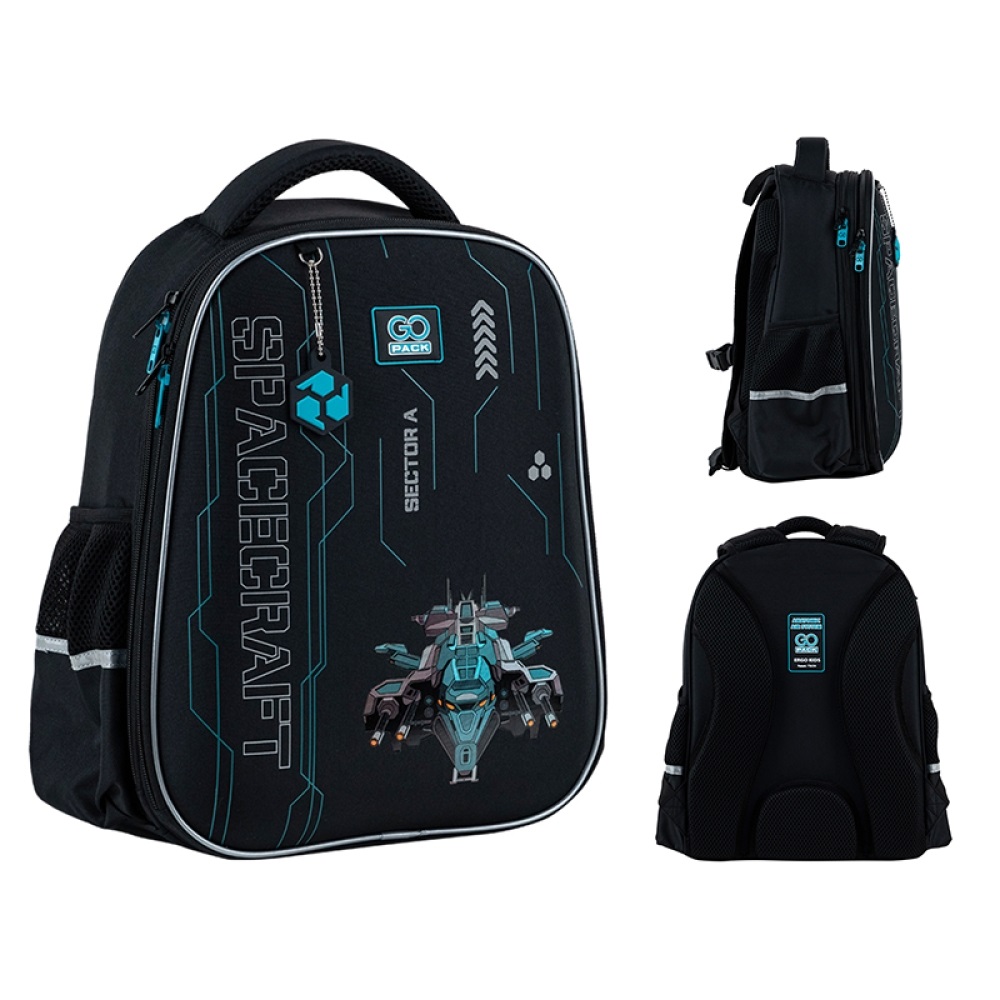 Рюкзак каркасний "GoPack" Education Spacecraft 2від.,3карм. №GO25-165M-5(4) — фото товару | Канцелярський Сад