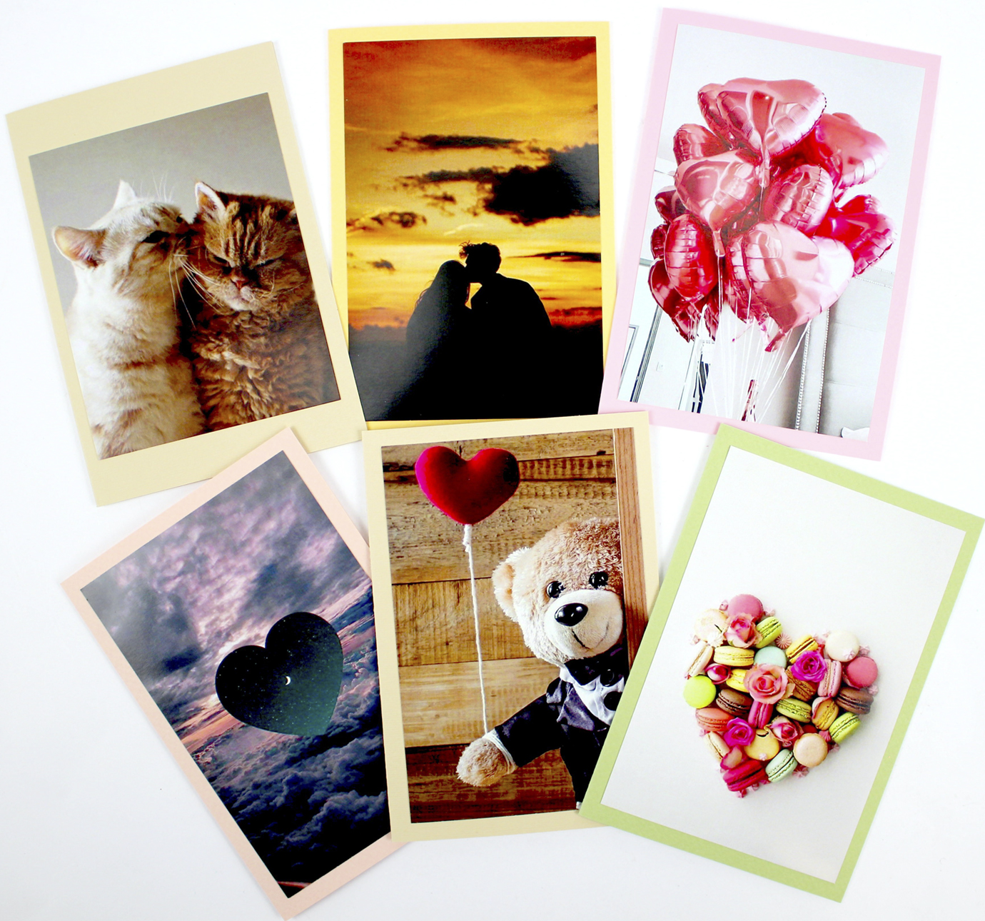 Листівка ручної роботи "Love" асорті — купити | Канцелярський Сад