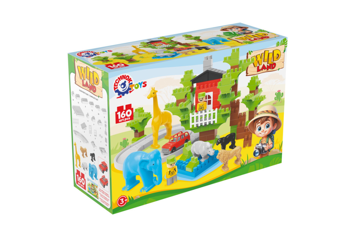 Конструктор Зоопарк 2 "Технок" №1119/Технокомп/(3) — фото товару | Канцелярський Сад