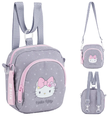 Рюкзак-сумка "Kite" Hello Kitty дитяча 2від. №HK25-2620-1 — фото товару | Канцелярський Сад