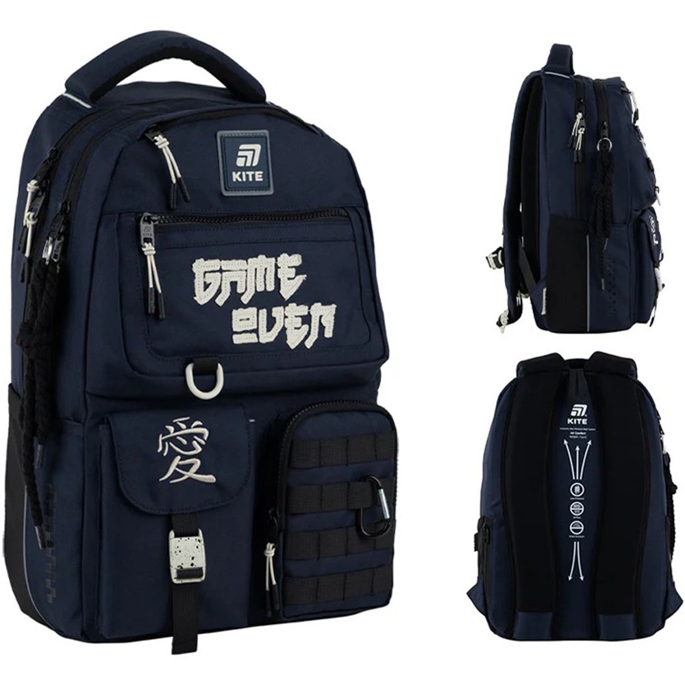 Рюкзак "Kite" Education teens 2від.,7карм. №K25-2587M-2(10) — фото товару | Канцелярський Сад