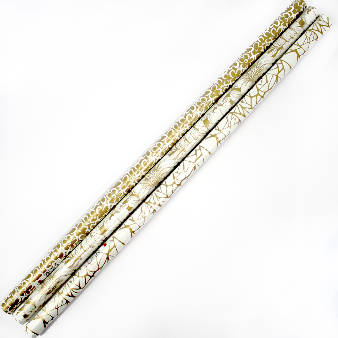 Папір пакувальний 64х90см золото/срібло №1938/GWP2024-5/Мандарин/(100)(240) — фото товару | Канцелярський Сад