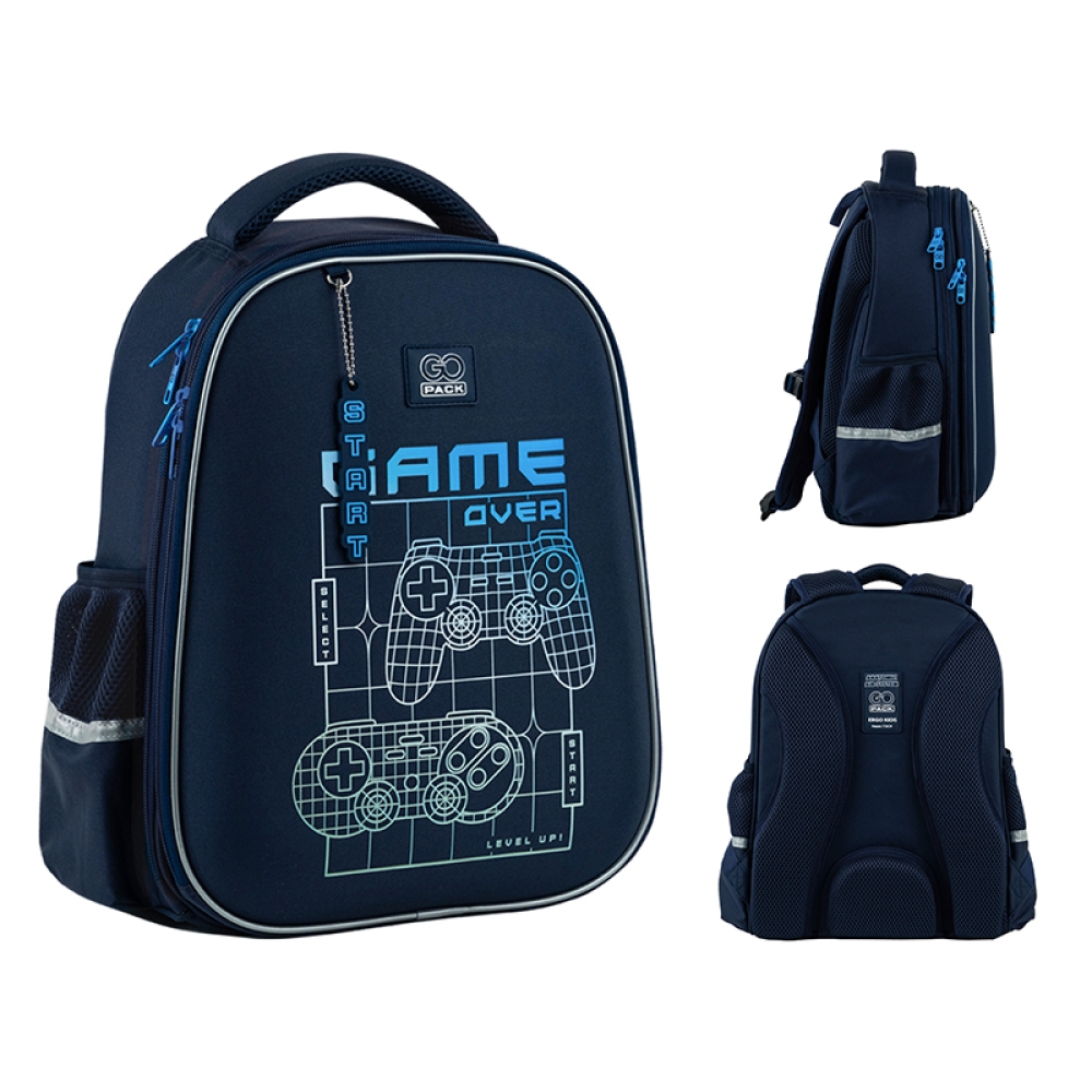 Рюкзак каркасний "GoPack" Education Level Up 2від.,2карм. №GO25-165M-7(4) — фото товару | Канцелярський Сад