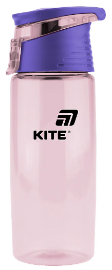 Пляшка для води пласт. "Kite" 550мл рожева №K25-401-4(12) — фото товару | Канцелярський Сад