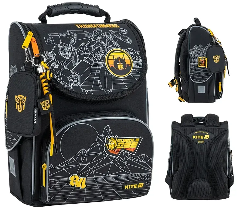 Рюкзак каркасний "Kite" Transformers Generations 1від.,3карм.№TF25-501S(8) — фото товару | Канцелярський Сад