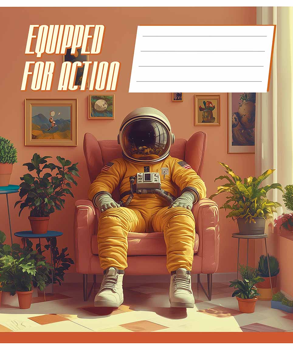 Зошит 48арк. кліт. Школярик "Equipped for action" ВД-лак №048-3519K(10)(100) — фото товару | Канцелярський Сад