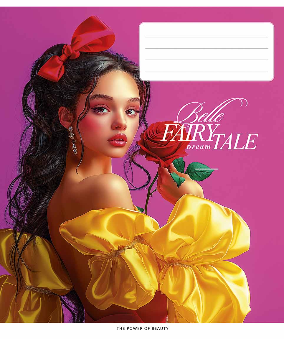 Зошит 48арк. кліт. Школярик "Fairytale" дівч. ВД-лак №048-3542K(10)(100) — фото товару | Канцелярський Сад