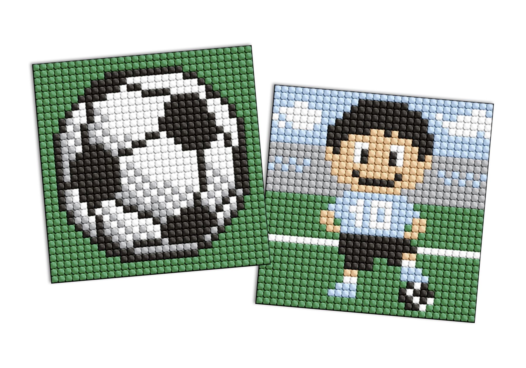 Набір з алмазною мозаїкою "Спорт.Футбол" 9х9см,на самоклеючій основі для дітей №AMS1101 — фото товару | Канцелярський Сад