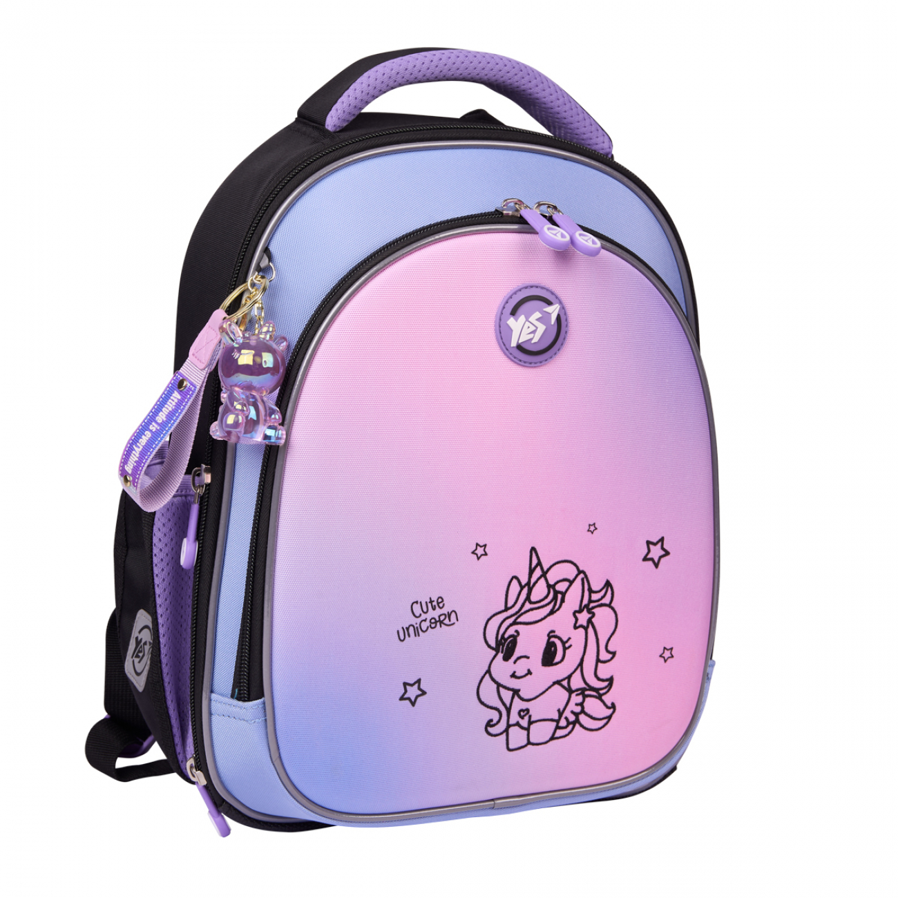Рюкзак каркасний "Yes" S-109 Р-25 Cute Unicorn 2від.,2карм. №559877(4) — купити | Канцелярський Сад