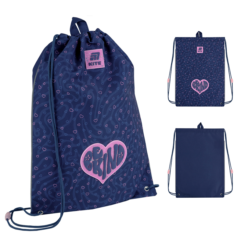 Сумка для взуття "Kite" 600M Be Kind №K25-600M-9 — купити | Канцелярський Сад