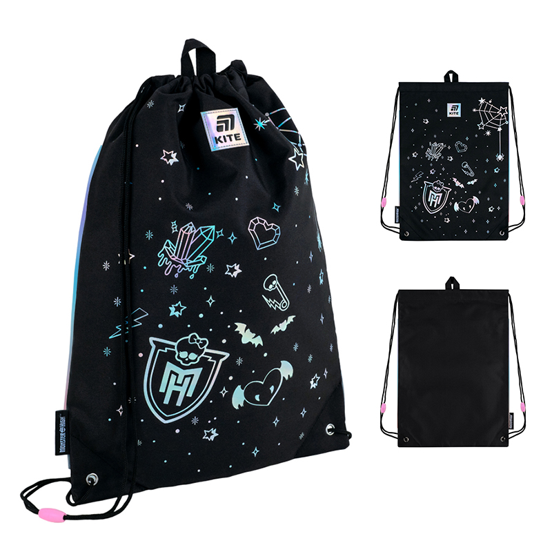 Сумка для взуття "Kite" 600M Monster High №MH25-600M — фото товару | Канцелярський Сад