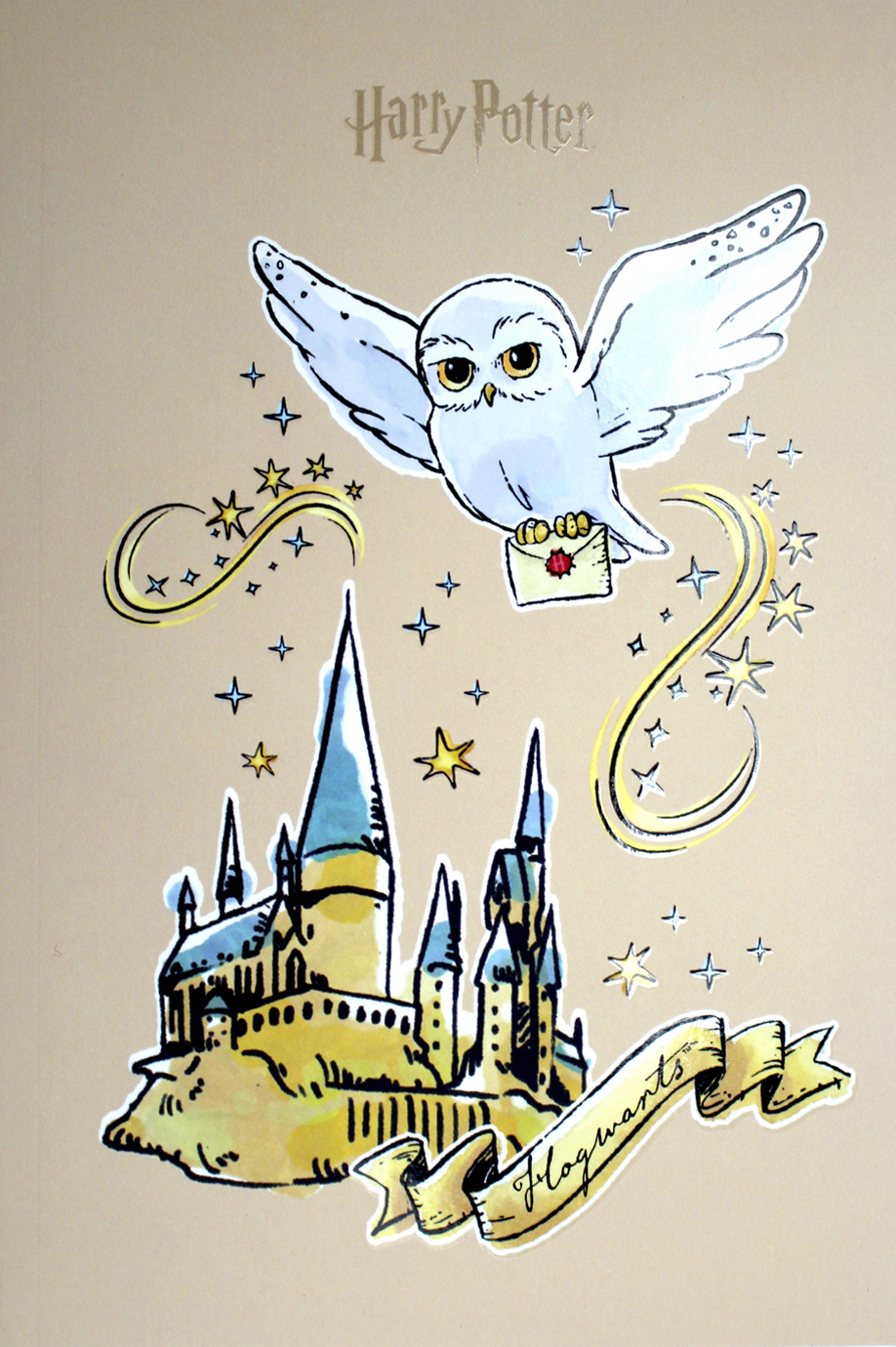 Блокнот А5 64арк. б/лін. м'яка обкл. Harry Potter термобіндер №HP25-193/Kite/(10) — фото товару | Канцелярський Сад