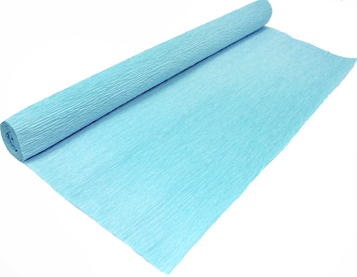 Папір гофра 2м х50см 230% 42г/м2 "Santi" №708088(блакитний)(1) — фото товару | Канцелярський Сад