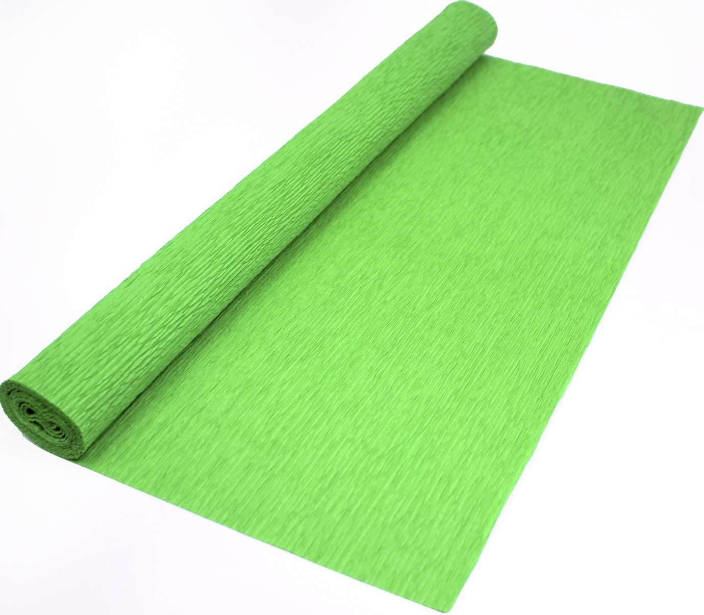 Папір гофра 2м х50см 230% 42г/м2 "Santi" №708091(зелений)(1) — фото товару | Канцелярський Сад