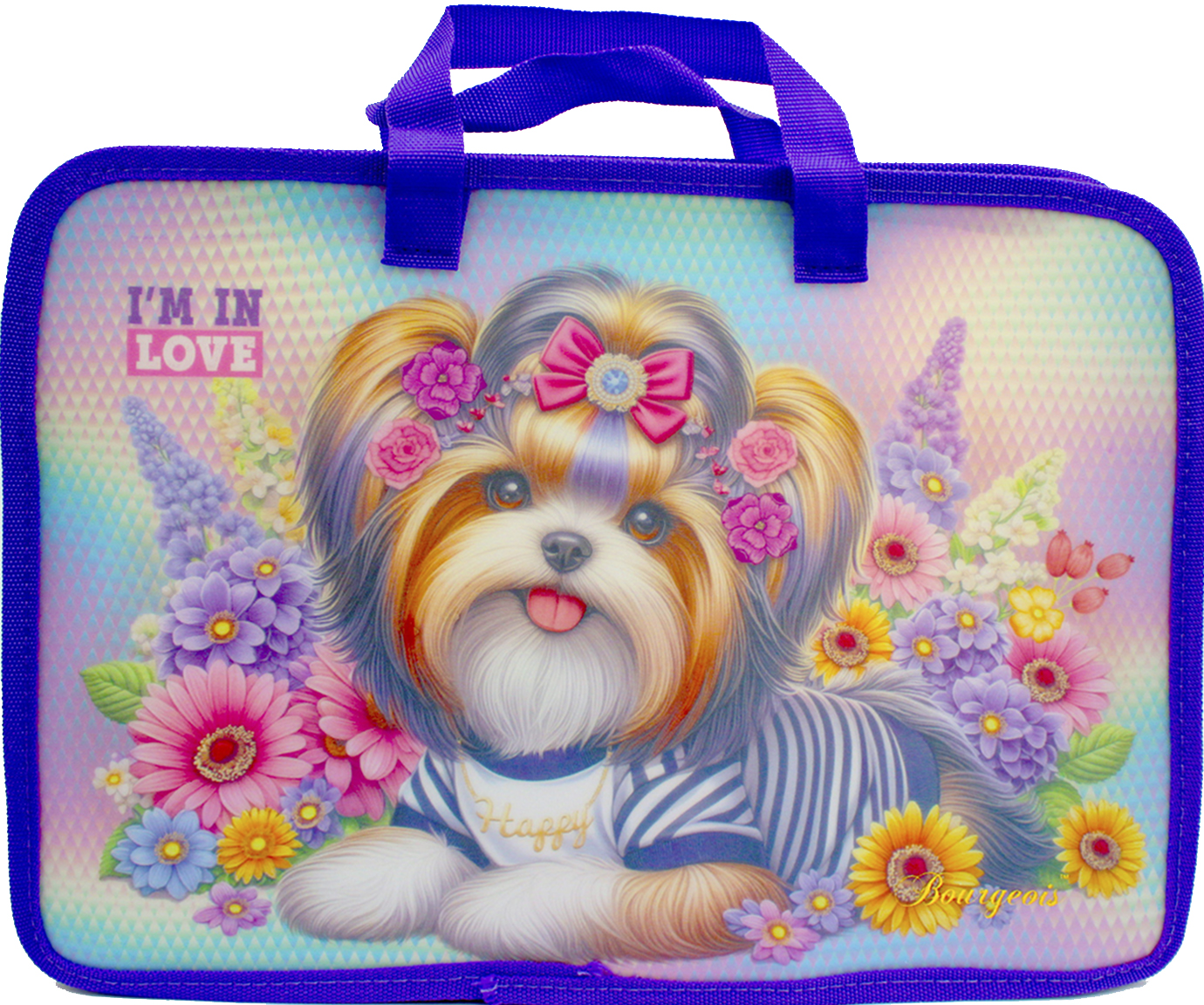 Папка А4+ №Р0227 "I'm in Love" на блиск. з ручками(5)(100) — фото товару | Канцелярський Сад