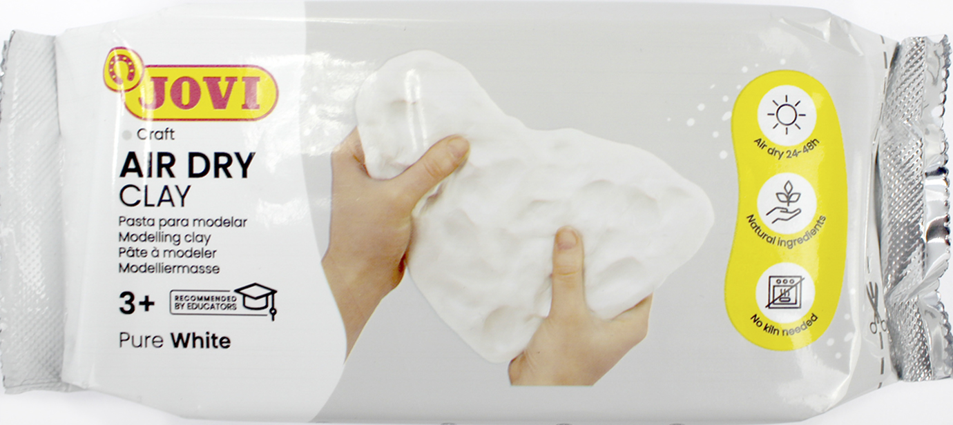 Глина самозастигаюча "Jovi" біла 250гр №83W/446594(24) — фото товару | Канцелярський Сад