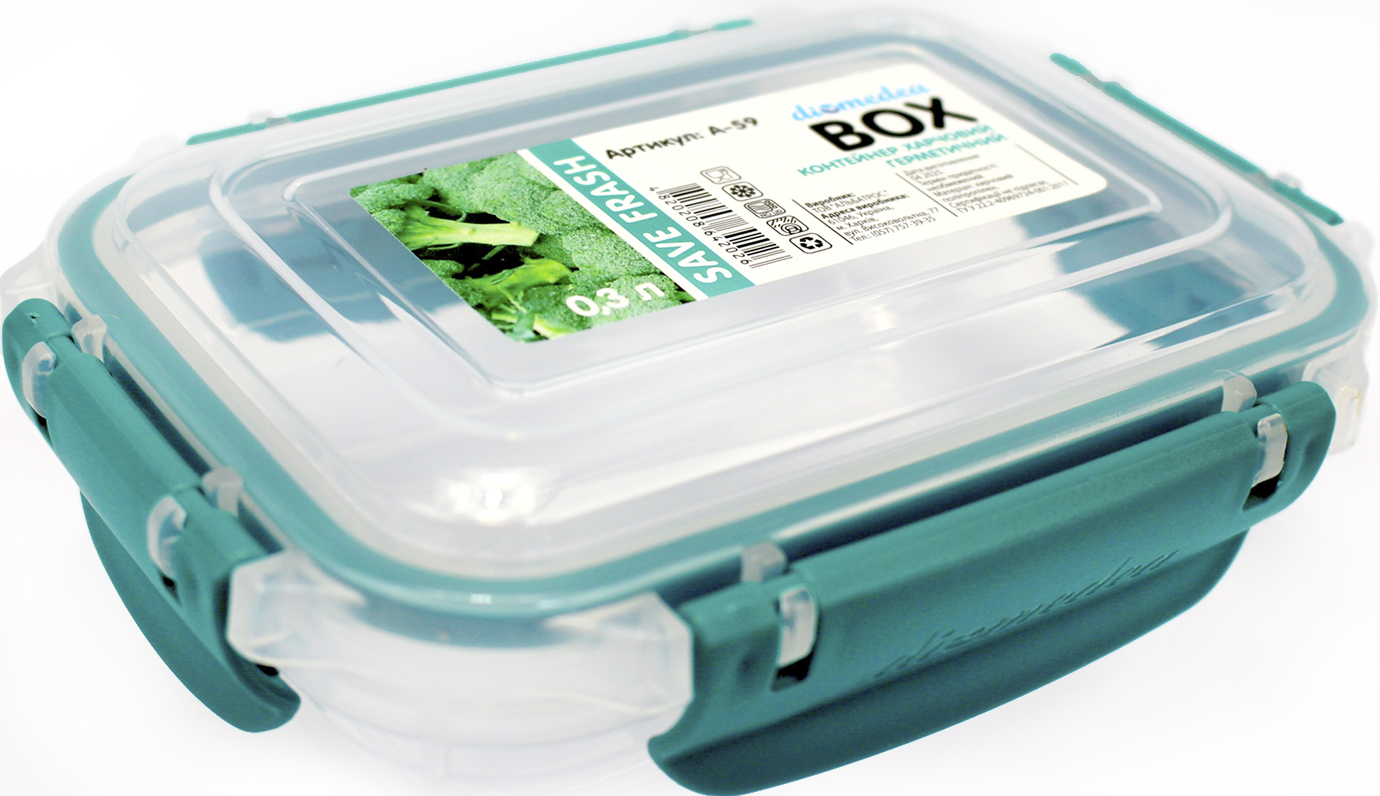 Контейнер для харч. прод. пласт. "Diomedea" 0,3л №59(12)(60) — купити | Канцелярський Сад