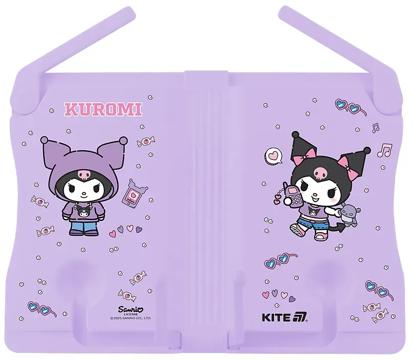 Підставка для книг "Kite" "Kuromi " №HK25-391-2 пластикова — фото товару | Канцелярський Сад