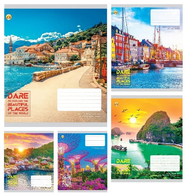 Зошит 48арк. лін. /ТВ/ "Краєвиди" №ТА52504(10)200) — фото товару | Канцелярський Сад