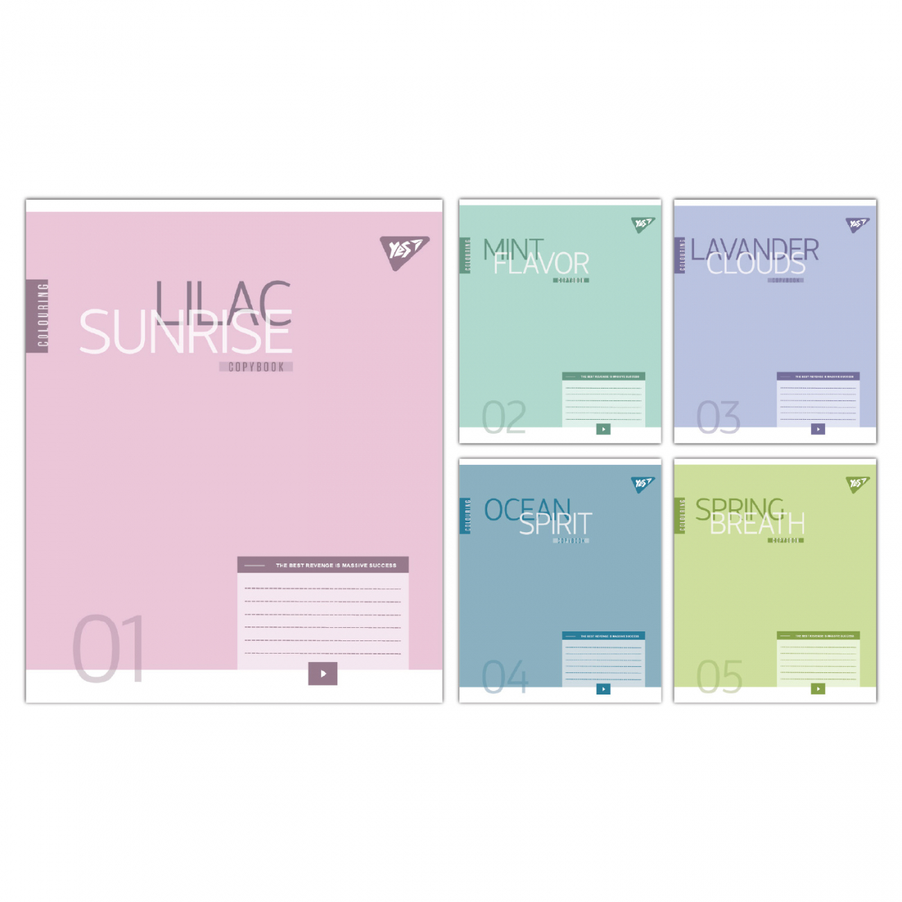 Зошит 12арк. кос.лін. YES Colouring №767959(25)(500) — фото товару | Канцелярський Сад