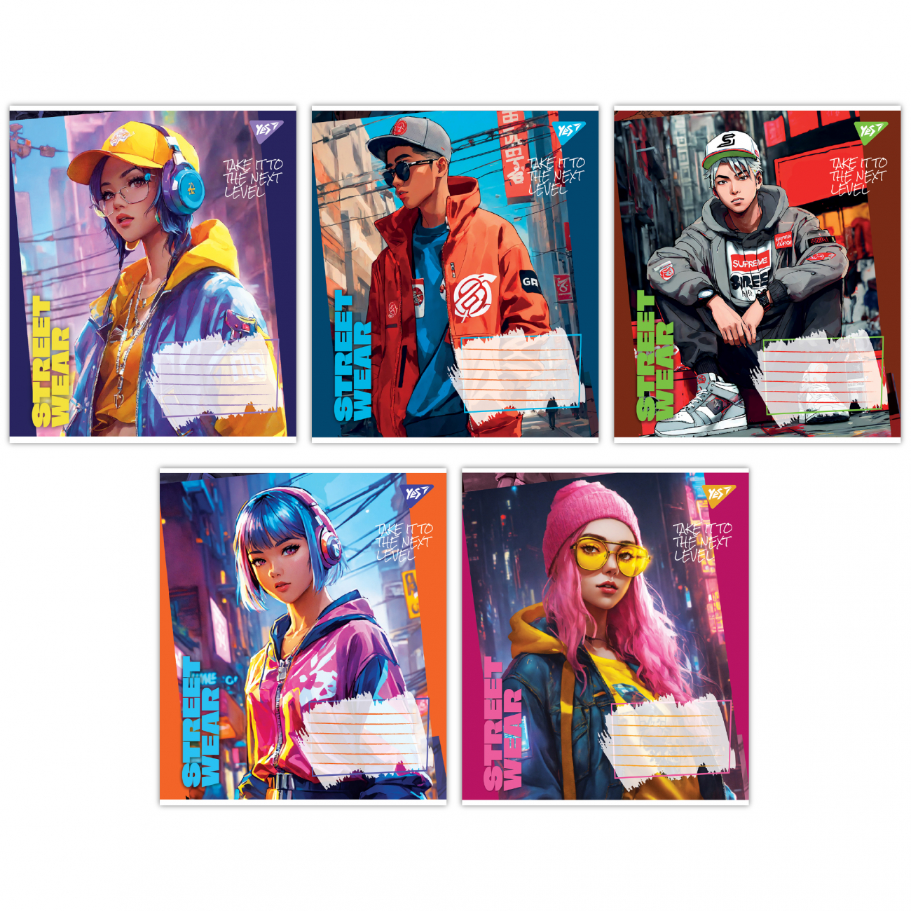 Зошит 36арк. кліт. YES Street wear №767071(15)(240) — фото товару | Канцелярський Сад