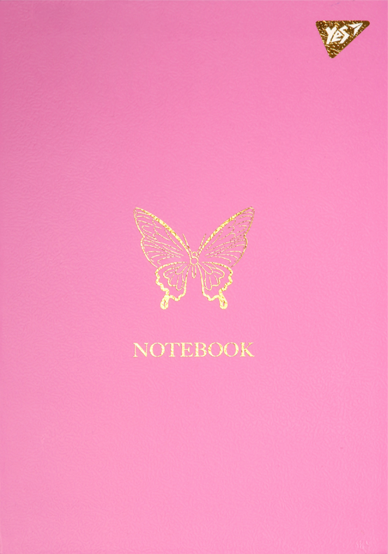 Блокнот А5 96арк. кліт. Ikons. Butterfly інтегр. №152080/Yes/(20)(40) — фото товару | Канцелярський Сад