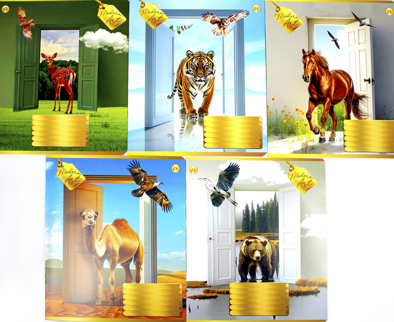 Зошит 18арк. лін. /ТВ/ "Modern Art" №ТА52204(20)(400) — фото товару | Канцелярський Сад