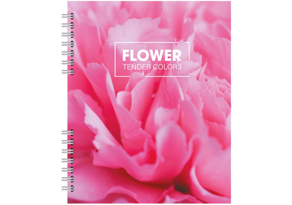 Блокнот пруж. В5 60арк. кліт. пласт. №O25931/Optima/(40) — фото товару | Канцелярський Сад