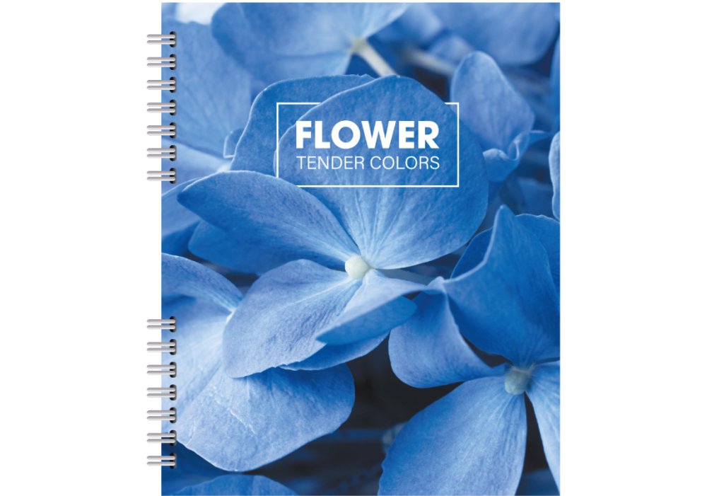 Блокнот пруж. В5 60арк. кліт. пласт. №O25933/Optima/(40) — фото товару | Канцелярський Сад