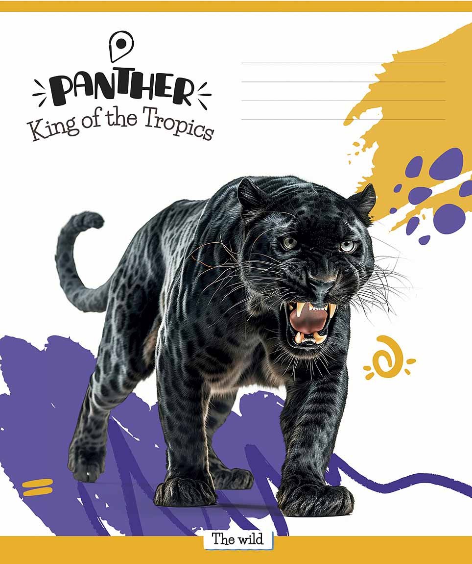 Зошит 18арк. лін. Star "King of the Tropics (нейт)" ВД-лак №018-3421L(25)(250) — фото товару | Канцелярський Сад