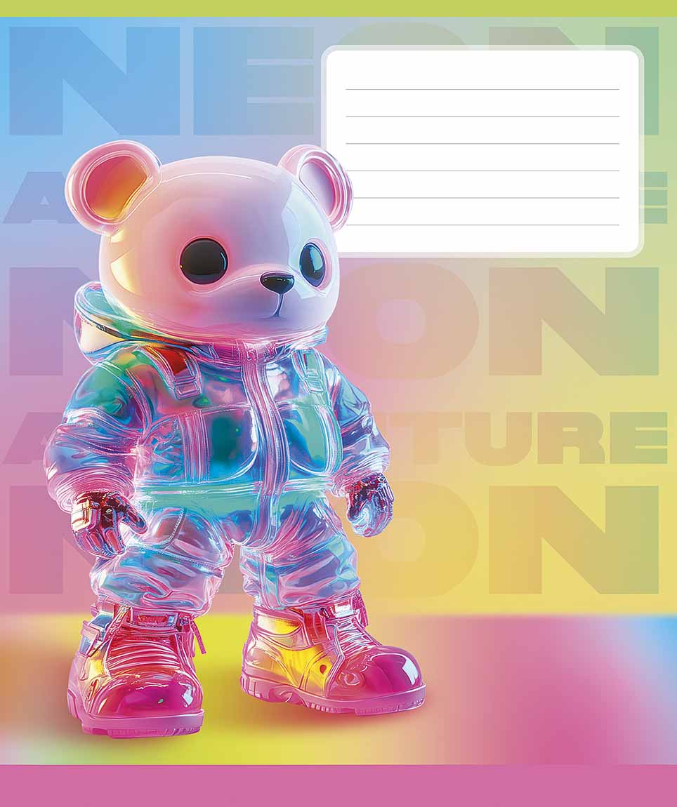 Зошит 18арк. лін. Star "(дівч)" ВД-лак №018-3545L(25)(250) — фото товару | Канцелярський Сад